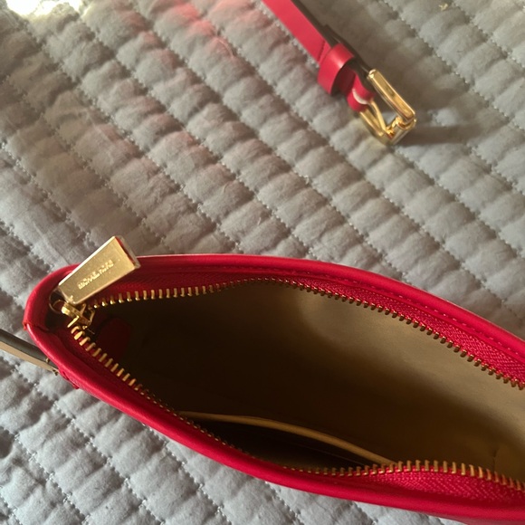 Michael Kors Womens Belt Bag Fanny Pack MK Signature dark pink Sz-Large/xl - Picture 10 of 13